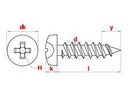 Plaatschroef m/cilinderkop inox 4.2x13mm (15st)