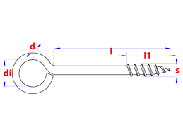 Schroefogen lang 7.0x60mm (4st)