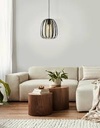 Eglo Encinitos hanglamp 255mm 1x E27 zwart/goud