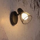 Eglo Carovigno wand/plafondlamp E14 zwart