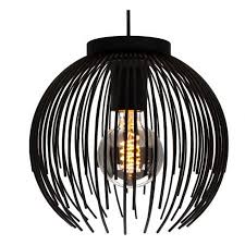 Eglo Alhabia hanglamp 235mm 1x E27 staal zwart