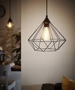 Eglo Tarbes hanglamp 325mm 1x E27 zwart