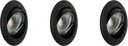 Twilight NEO LED inbouwspot IP20 2700K dimbaar zwart 5W 400Lm (3st)