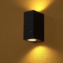 Ledvance Endura wandlamp down  rechthoek GU10 zwart