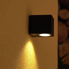 Ledvance Endura wandlamp down vierkant GU10 zwart
