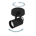 Eglo Sorego opbouwspot zwart 3W