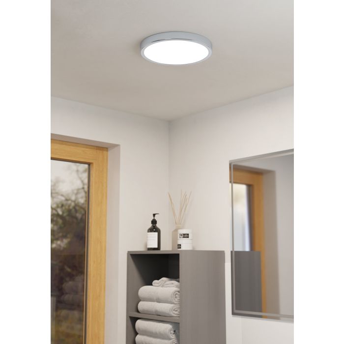 Eglo Fueva 5 LED opbouw 285mm chroom 3000K