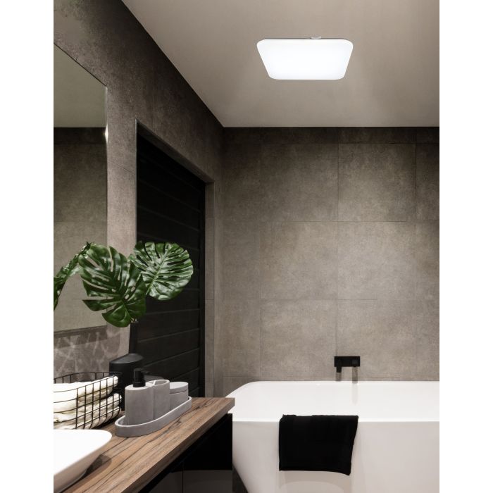 Eglo Frania LED wand/plafondlamp 330x330mm wit 1600lm 3000K