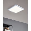 Eglo Fueva 5 LED opbouwarmatuur 285x285mm chroom 2400lm 3000K