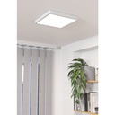 Eglo Fueva 5 LED opbouw 285x285mm wit IP44 2400lm 3000K