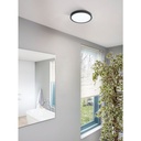 Eglo Fueva 5 LED opbouw 285mm zwart IP44 2400lm 3000K
