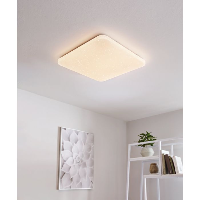 Eglo Frania-S LED wand/plafondlamp 53x53cm wit 5900lm 3000K