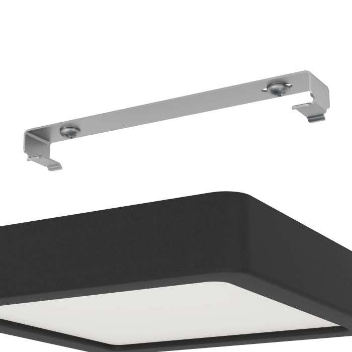Eglo Fueva 5 opbouwarmatuur 160x160mm zwart dimbaar 1350lm 3000K