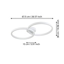 Eglo Amandolo LED 675mm wit 2400lm 2700-6500K