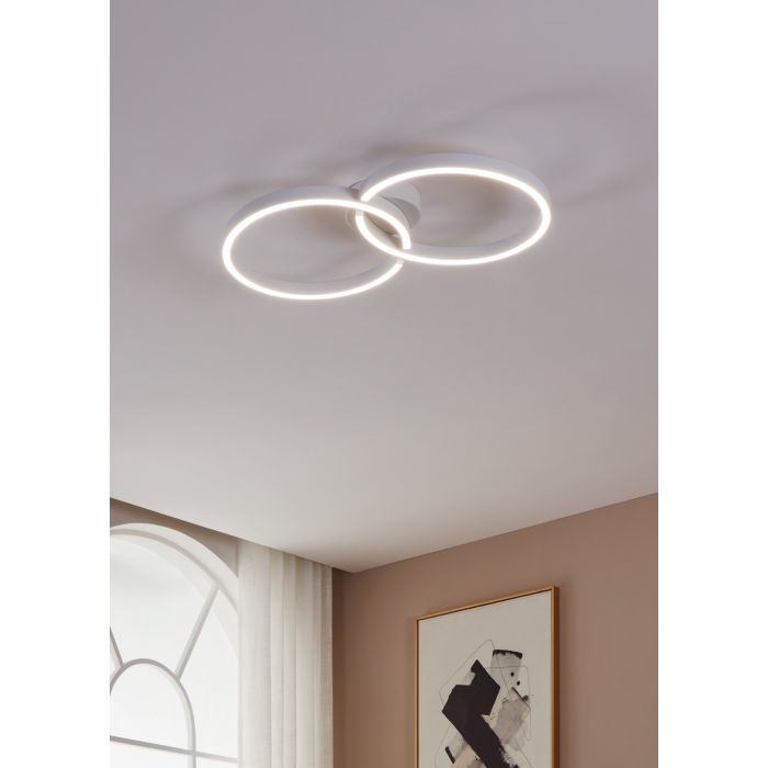 Eglo Amandolo LED 675mm wit 2400lm 2700-6500K