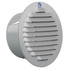SCHOEPENROOSTER ROND INB 435/R DIA 80 ALU RAL9006