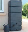 Regenton conisch 300L - antraciet