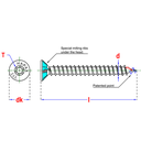 UNIV HOUTSCHR. HAPAX VZK-T25 Ø5,0X45 ZN