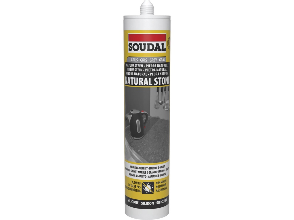 Soudal natuursteensilicone marmergrijs 310ml