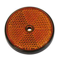 Carpoint reflectoren rond 70mm oranje (2st)