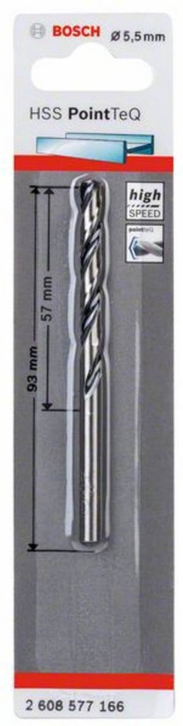 Bosch metaalboor HSS Pointeq 5.5mm