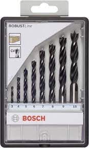 BOSCH - 8-DELIGE SET HOUTSPIRAALBOOR ROBUST LINE