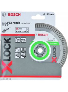 Bosch - XLK diam schijf best ver ect 125x1,4