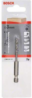 BOSCH - HOUTSPIRAALBOOR SS 6KANT 3X33X74