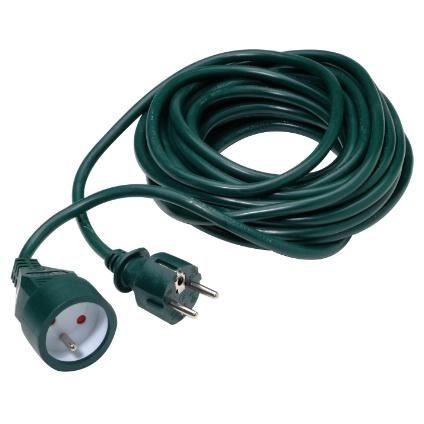 Verlengsnoer 10 M groen 3G1,5