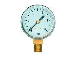 Manometer radiaal 1/4M - 0-10bar