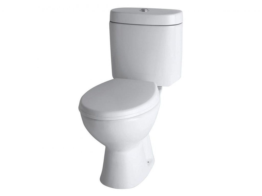 Lafines WC pack Geberit Flush CA (21cm) m/softclose zitting - wit