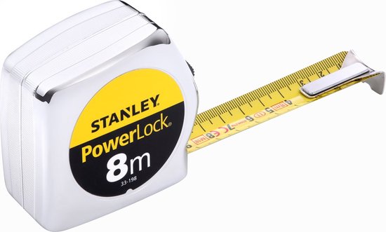 Stanley rolbandmaat powerlock 8M - 25mm