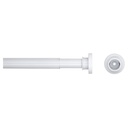 Seallux douchegordijnstang 122-220cm wit