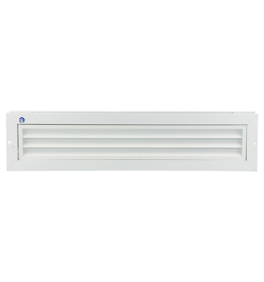 Renson 461 deurrooster 425x76mm wit