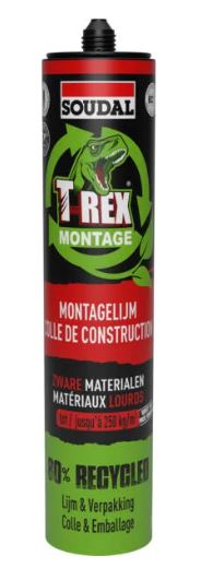 Soudal T-rex green montagelijm zware mat 385ml