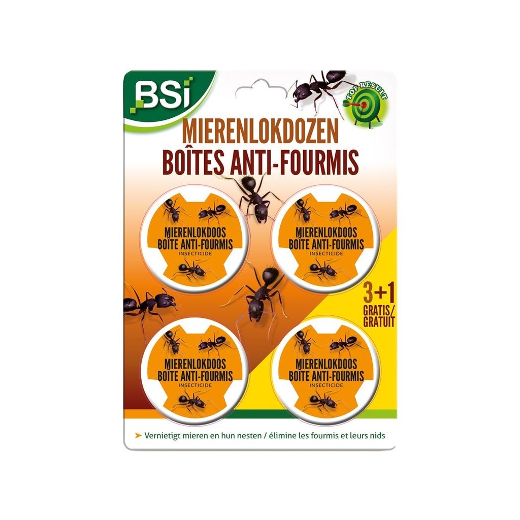 BSI mieren lokdoos - 3+1  gratis