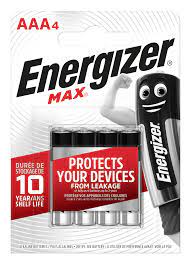 Energizer alkaline batterij max AAA (4st)