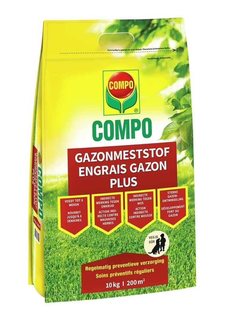 Compo gazonmest Plus 10kg