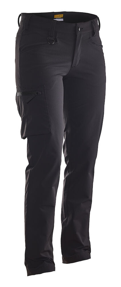 Jobman 2319 Dames stretch service broek zwart