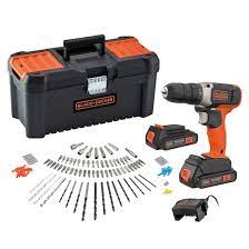 Black & Decker schroefboormachine 18V + koffer + 120acc