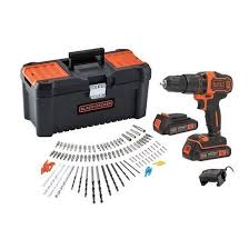 Black & Decker schroefboormachine 18V 2x1,5AH + K + acc