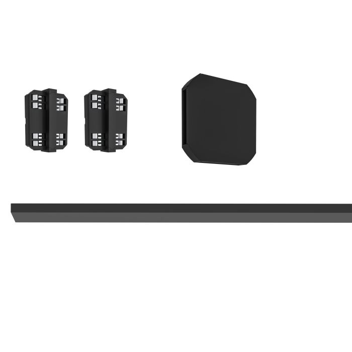 Eglo track plus uitbreiding zwart 1m
