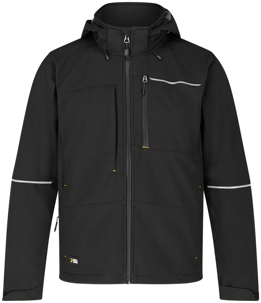 Oak softshell zwart