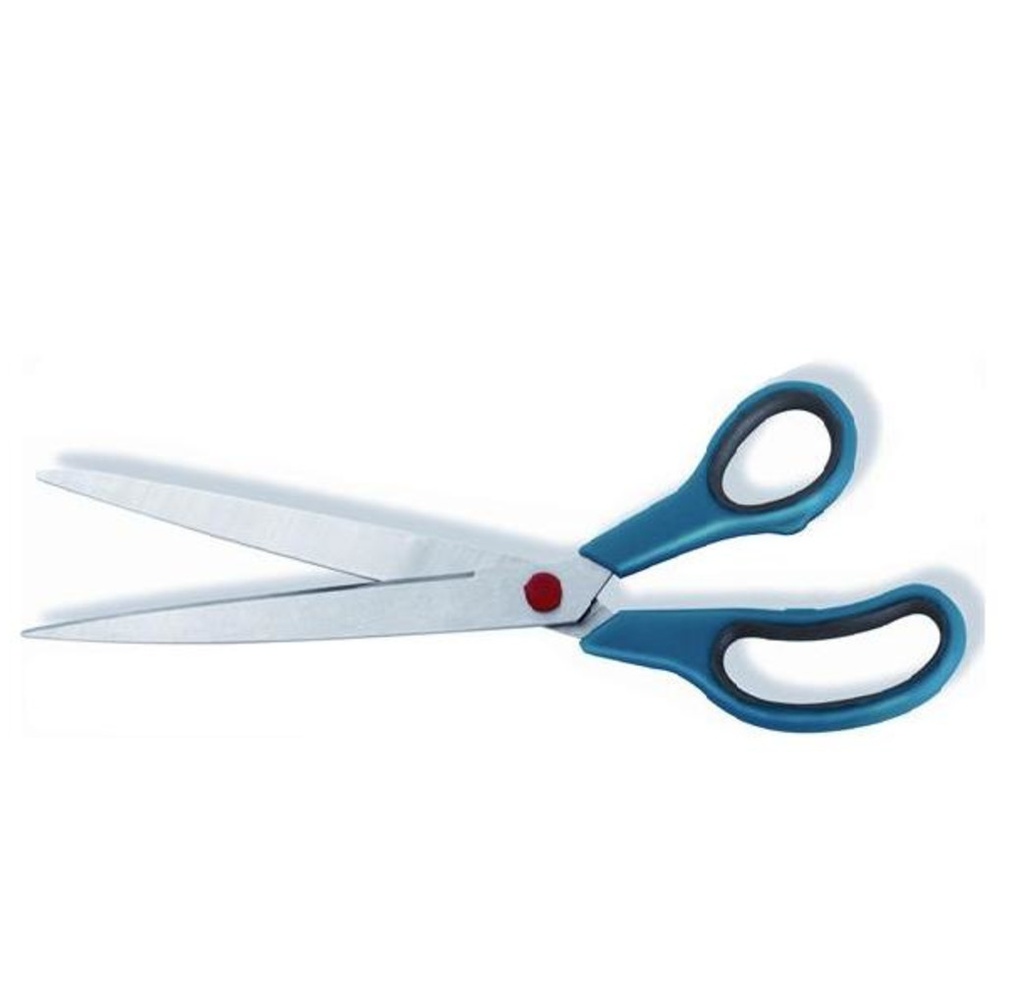 Behangschaar inox 28cm softgrip
