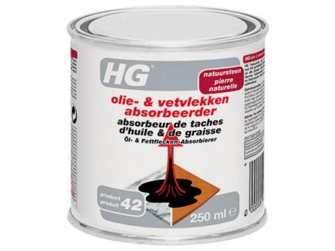 HG olie- en vetvlekken absorbeerder 250ml