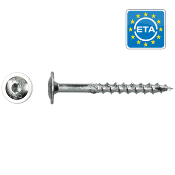 Flenskophoutschroef 6.0x40mm (10st)