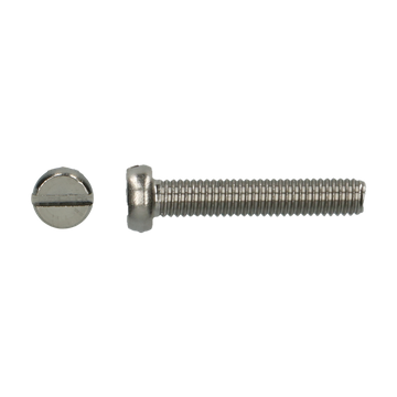 Metaalschroef met cilindrische kop inox M4x25mm (10st)