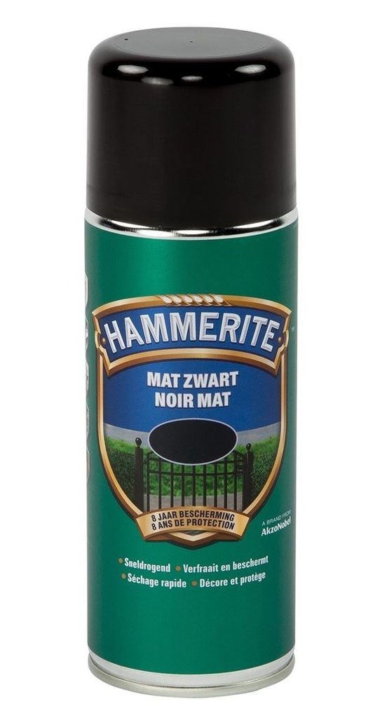 HAMMERITE SPECIAL BUITEN SPRAY MAT ZWART