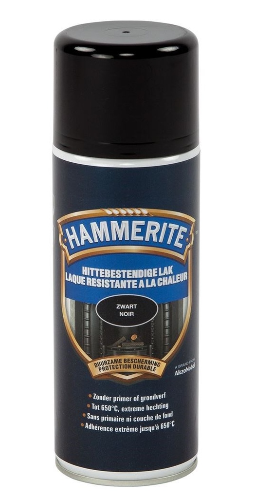 HAMMERITE HITTEBESTENDIG SPRAY ZWART