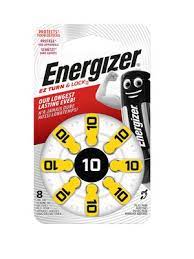 8 BATTERIJEN ENERGIZER PR70 65 MAH TURN&LOCK